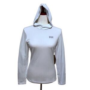 Helly Hansen NWT White Long Sleeves Lifa Solen Hoodie Women S *See Description*